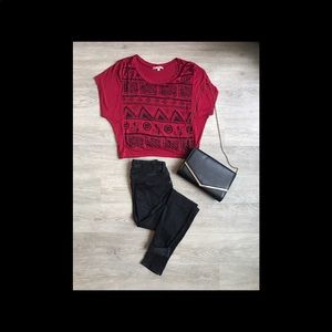 Aztec Crop Top